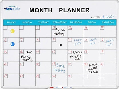 Monthly Planner Whiteboard