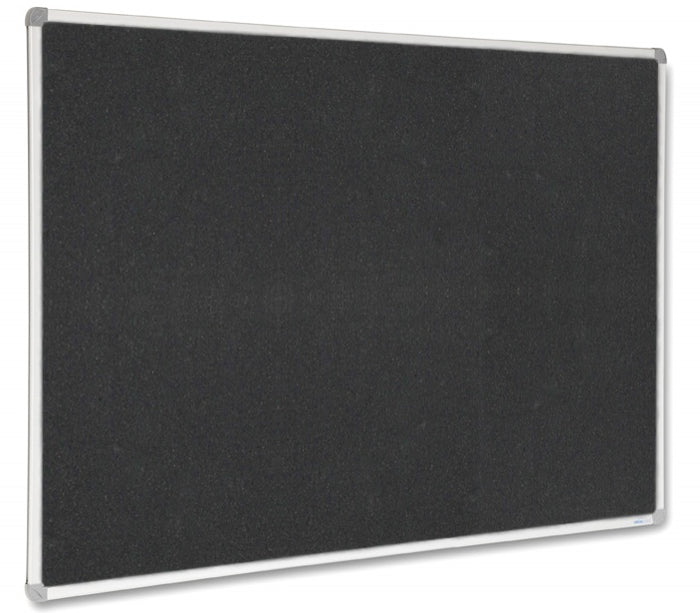 Charcoal Krommenie pinboard with aluminium frame