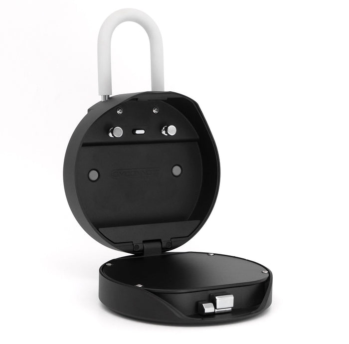 Keep Control key lock box open with white shackle