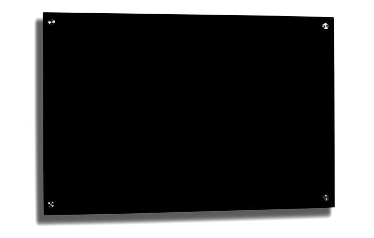 wall mounting Black Whiteboard. Perfect erase surface.