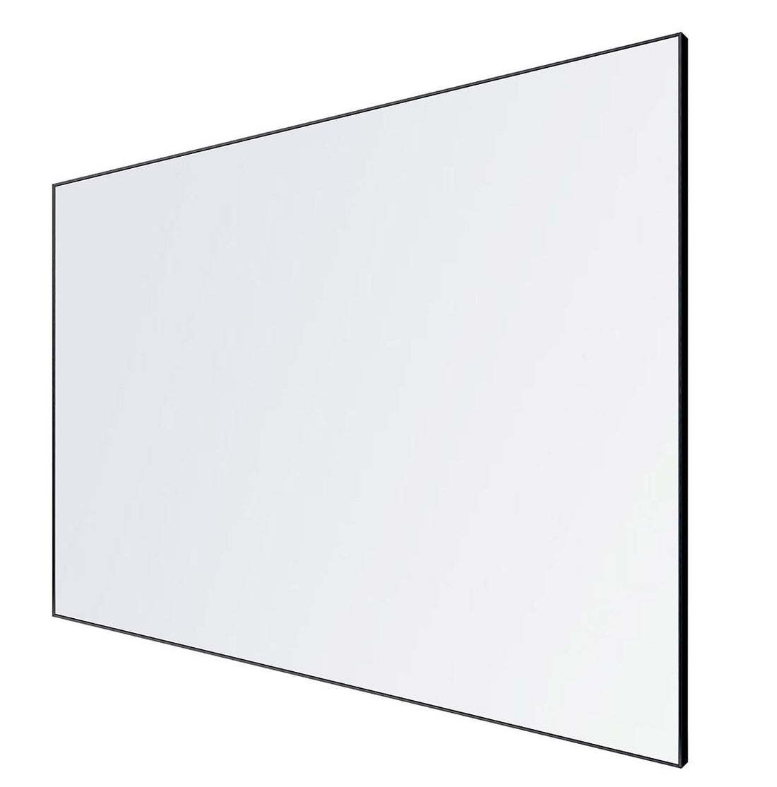 Porcelain MAX whiteboard with slim black edge frame