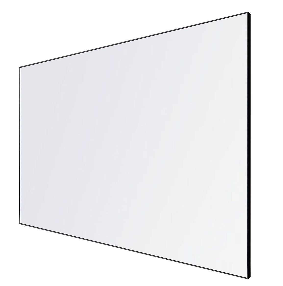 Porcelain MAX whiteboard with slim black edge frame