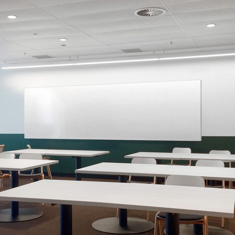 Matte Projection Whiteboard Slimline Frame