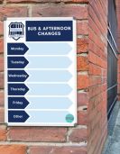 600 x 900 Custom Printed Whiteboard