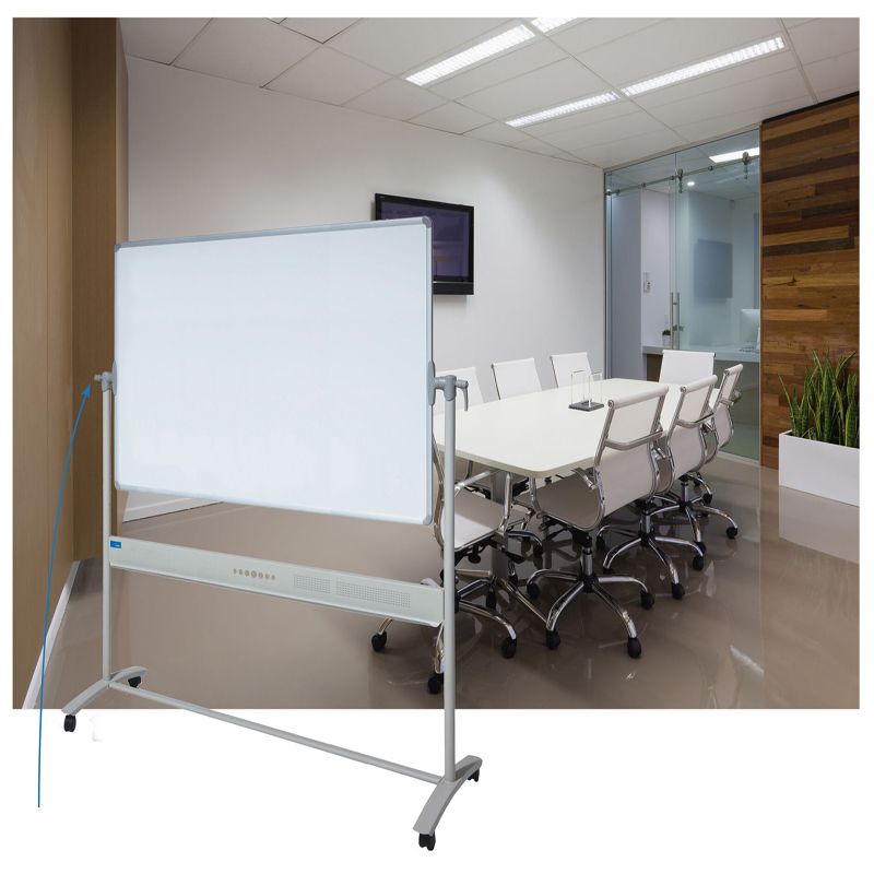 Dynamic by 360 Office Furniture 72 x 48 Magnetic Whiteboard with Aluminum  Frame and Mobile Stand