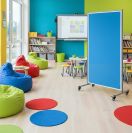 Modulo Mobile Pinboard (Colour: Electric Blue)