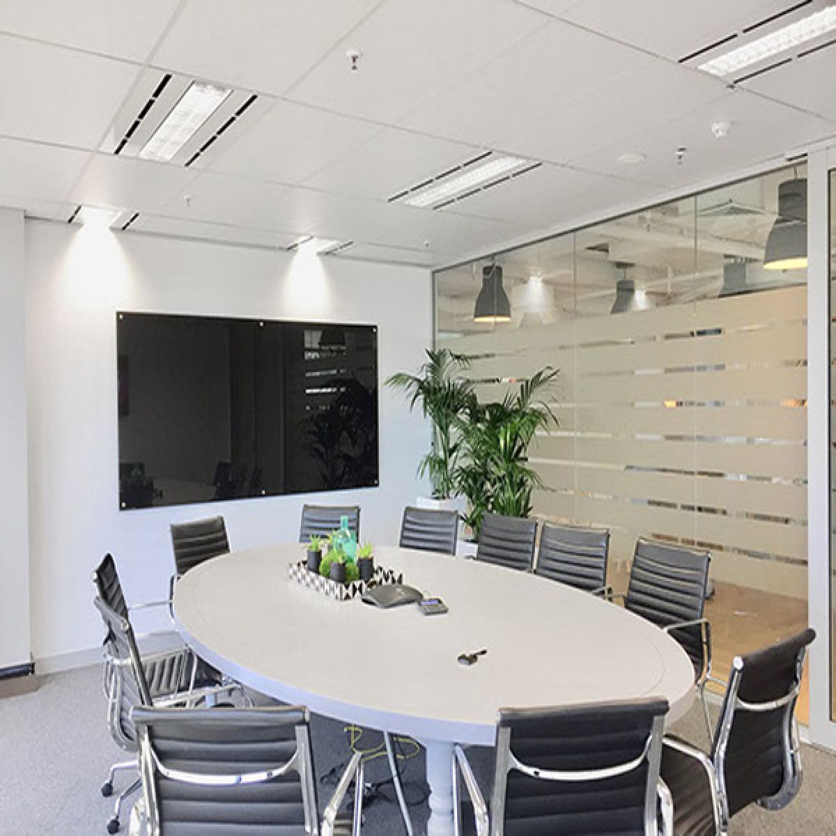 Black Magnetic Glassboard Brisbane