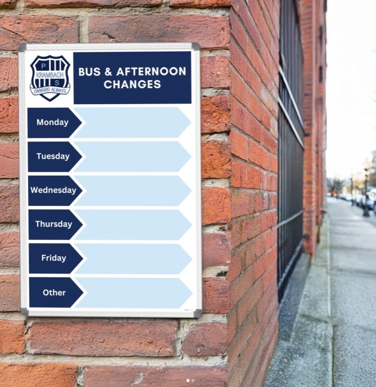 600 x 900 Custom Printed Whiteboard