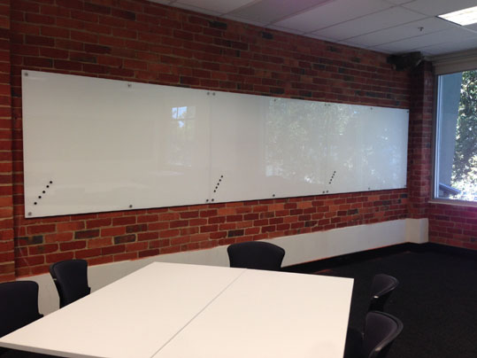 Glass Notice Whiteboard Wall-mounted 