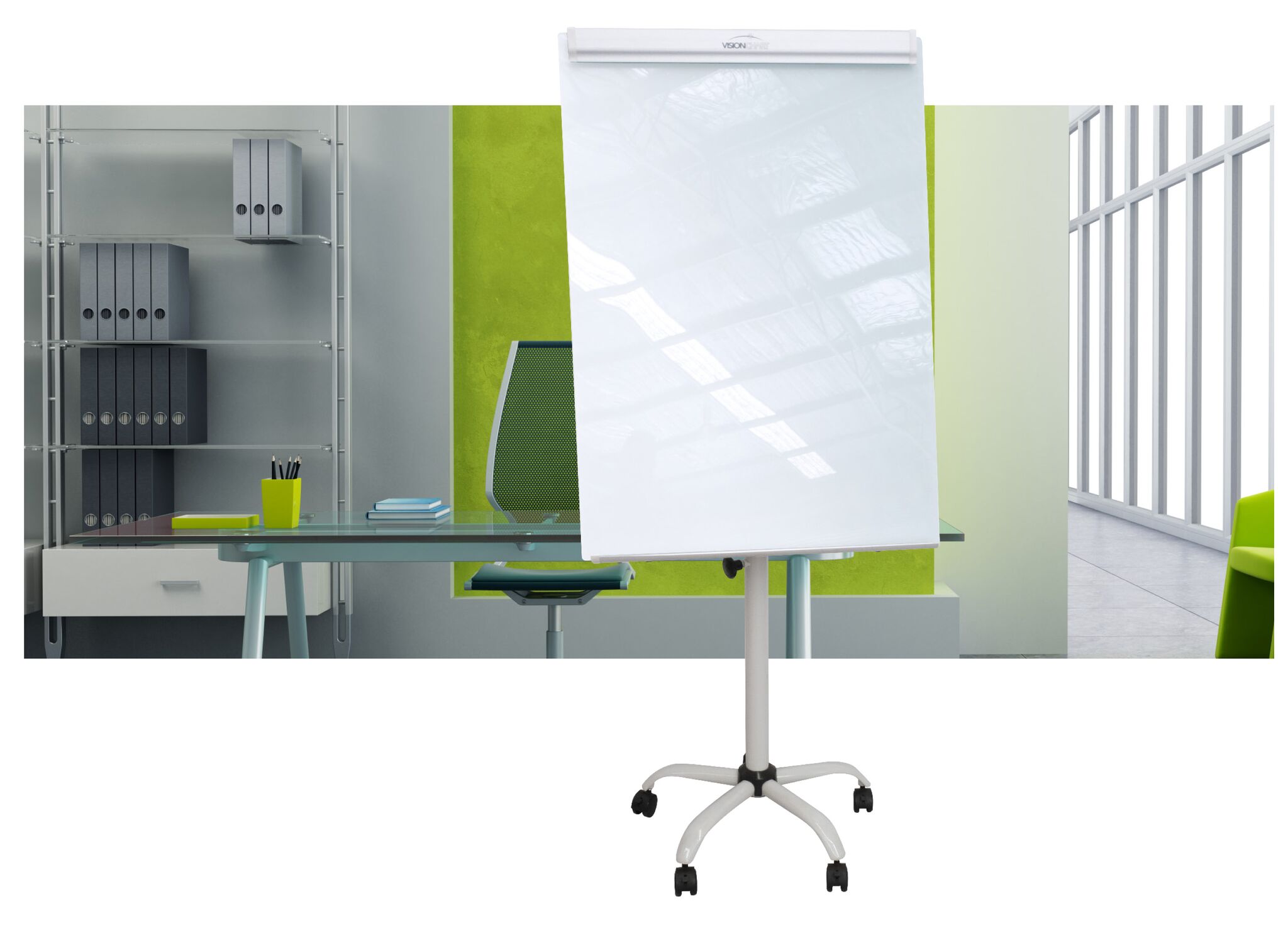 Magnetic Glass Flipchart