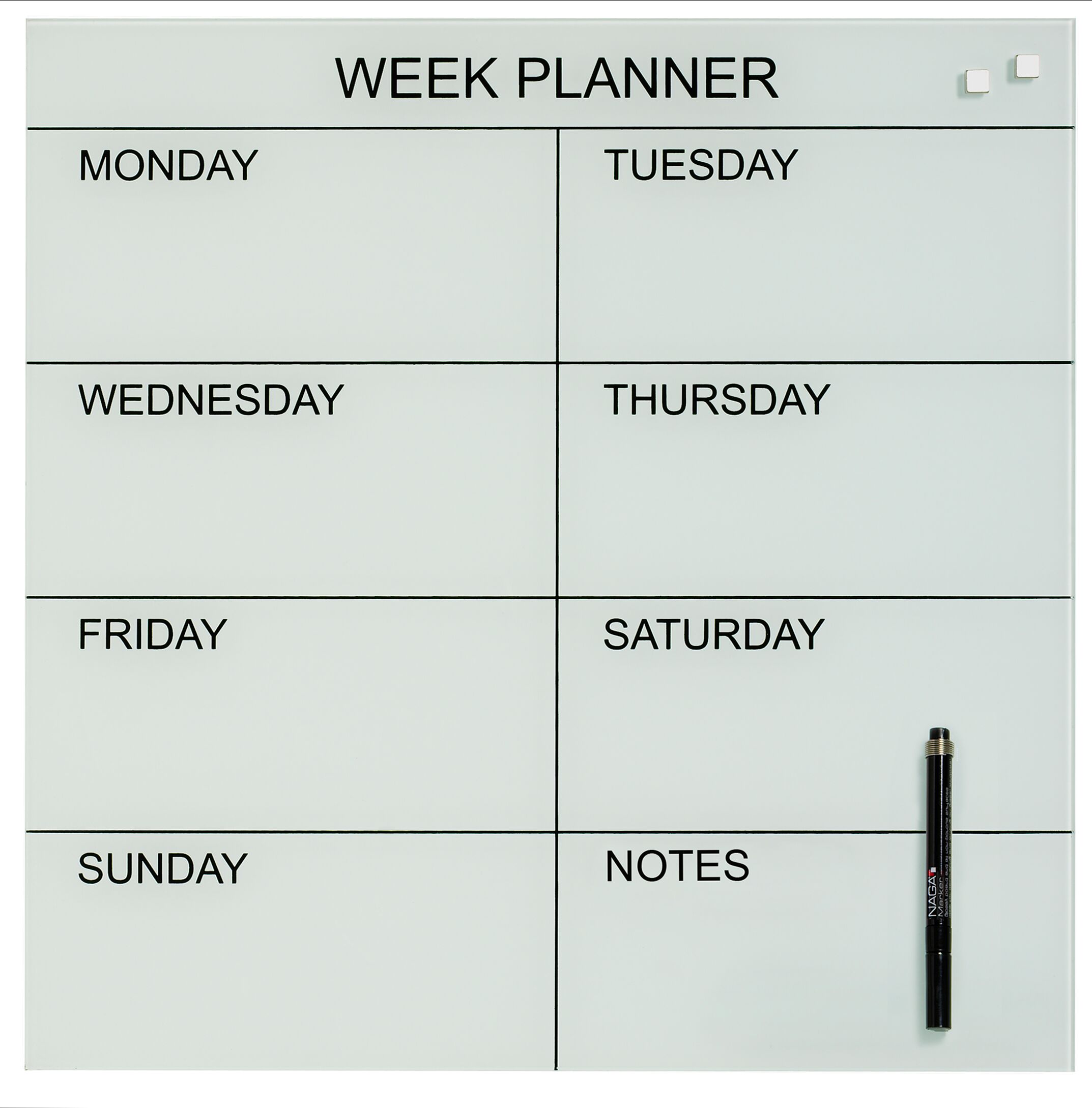 Weekly planner deals board