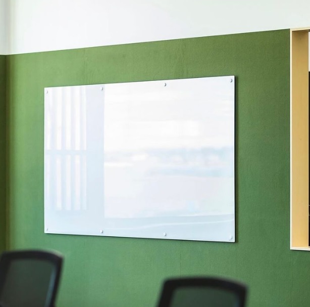 White Magnetic Glassboard